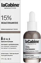 Krem-serum do twarzy - La Cabine Monoactives 15% Niacinamida Serum Cream — Zdjęcie N2