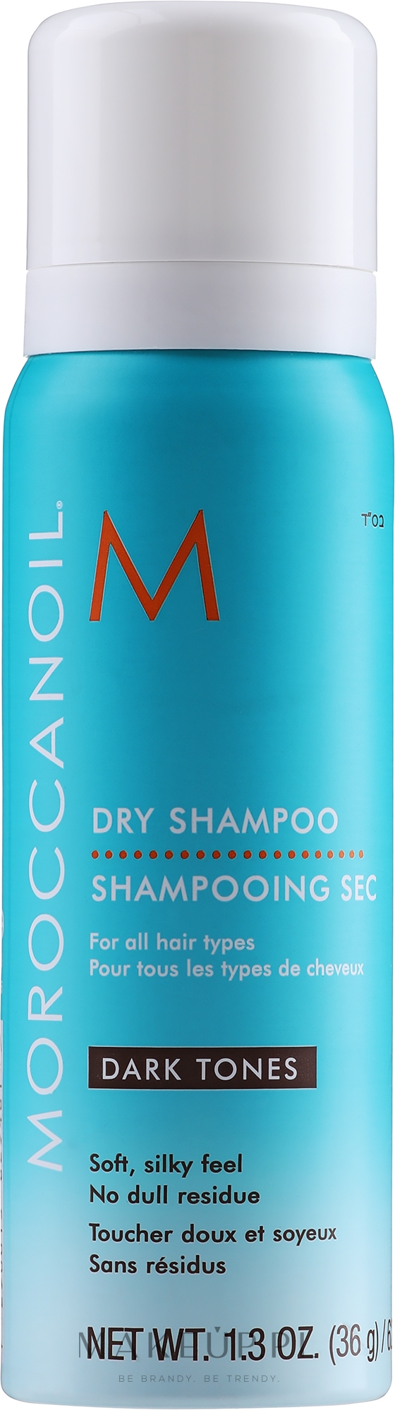 Suchy szampon do włosów - Moroccanoil Dry Shampoo for Dark Tones — Zdjęcie 62 ml