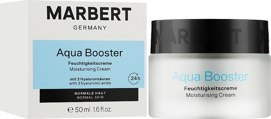 Nawilżający krem do skóry normalnej - Marbert Aqua Booster Feuchtigkeitscreme — Zdjęcie N2