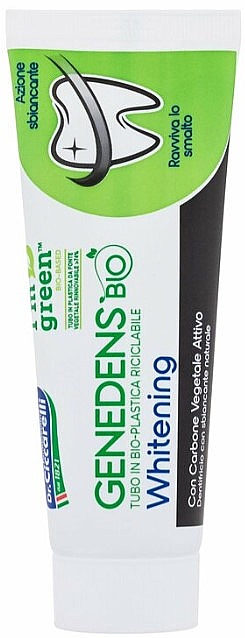 Wybielająca pasta do zębów - Dr. Ciccarelli Genedens Bio Whitening Toothpaste with Natural Carbon — Zdjęcie N1