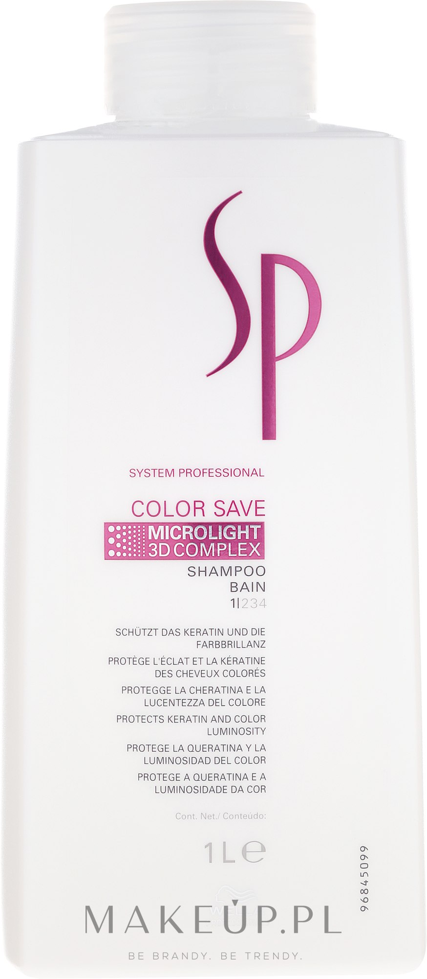 Szampon do włosów farbowanych - Wella SP Color Save Shampoo — Zdjęcie 1000 ml