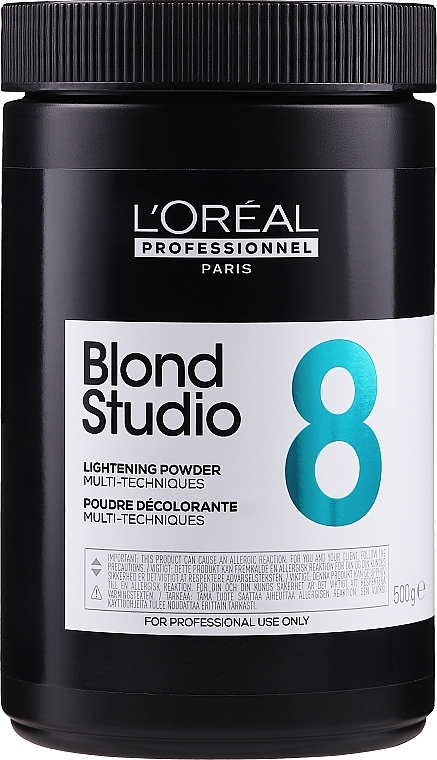 Puder do rozjaśniania włosów z prokeratyną - L'Oreal Professionnel Blond Studio 8 Multi-Techniques Powder — Zdjęcie N1