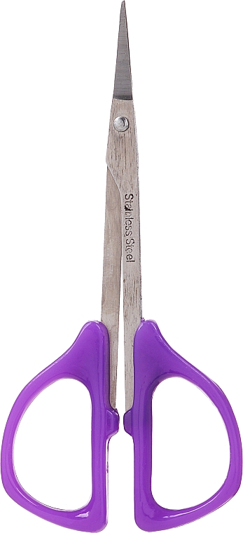 Nożyczki do manicure z plastikowymi uchwytami, 1011, fioletowe - Donegal — Zdjęcie N1