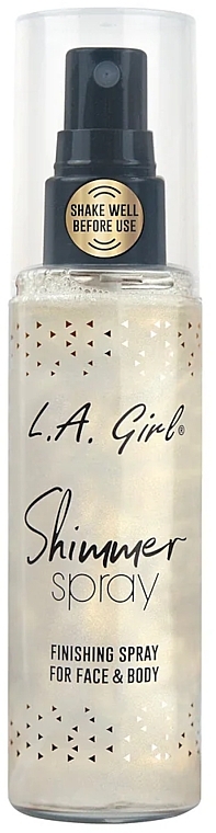 Spray do twarzy i ciała z drobinkami - L.A. Girl Shimmer Spray — Zdjęcie N1