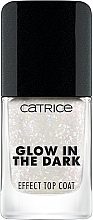 Top coat do paznokci świecący w ciemności - Catrice Glow In The Dark Effect Top Coat — Zdjęcie N2