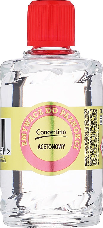 Zmywacz do paznokci z acetonem - Concertino — Zdjęcie N1