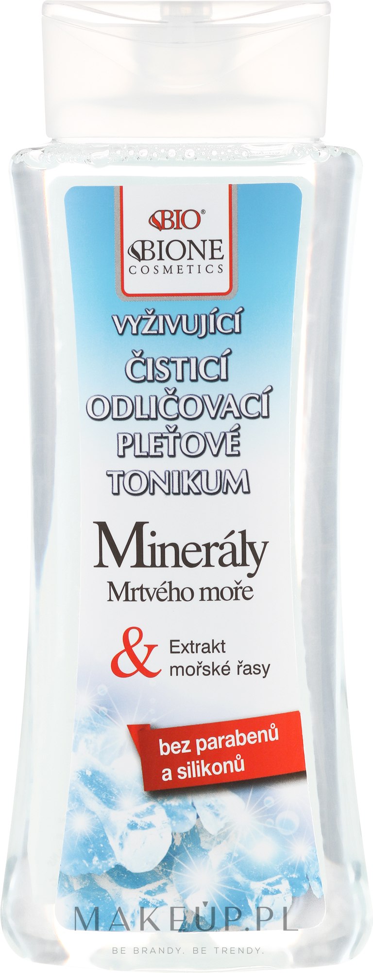 Odżywczy tonik do demakijażu z minerałami z Morza Martwego - Bione Cosmetics Dead Sea Minerals Nourishing Make-Up Removal Tonic — Zdjęcie 255 ml