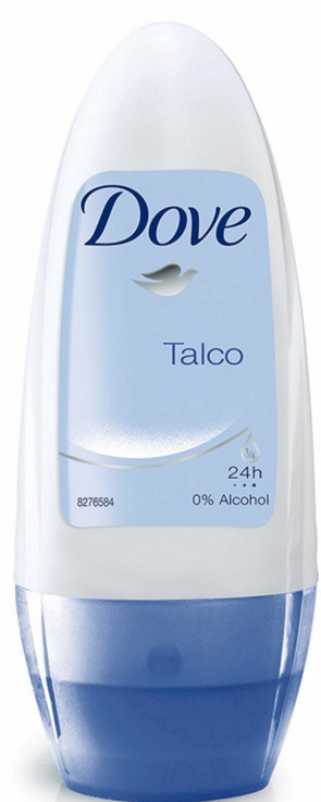 Dezodorant w kulce - Dove Talco 24H Deodorant Roll-On — Zdjęcie N1
