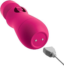 Wibrator, różowy - PipeDream OMG! Wands #Enjoy Rechargeable Vibrating Wand Fuchsia — Zdjęcie N3