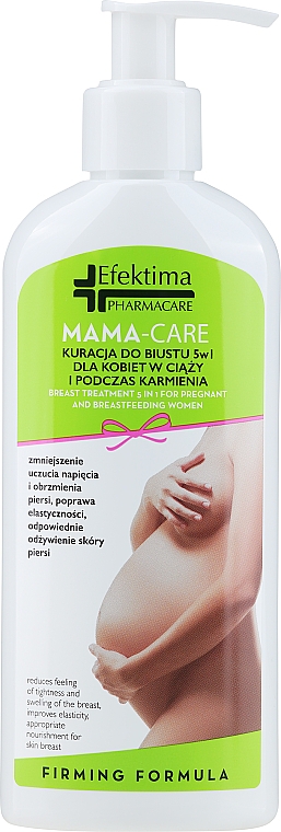 Kuracja do biustu 5 w 1 dla kobiet w ciąży i podczas karmienia - Efektima Pharmacare Mama-Care Treatment For Bust 5in1 — Zdjęcie N1