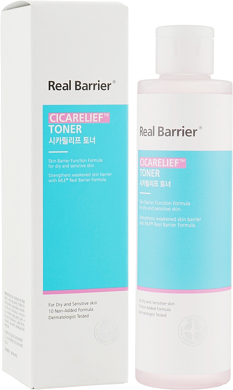 Hipoalergiczny tonik łagodzący do twarzy - Real Barrier Cicarelief Toner — Zdjęcie N2