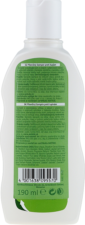 Przeciwłupieżowy szampon do włosów Pszenica - Weleda Wheat Anti-Dandruff Shampoo — Zdjęcie N2