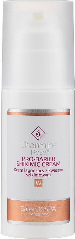 Łagodzący krem do twarzy z kwasem szikimowym - Charmine Rose Pro-Barier Shikimic Cream — Zdjęcie N3