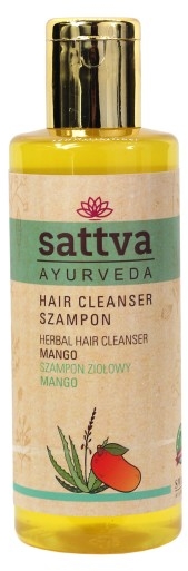 Ziołowy szampon do włosów Mango - Sattva Cleanser Herbal Shampoo Mango — Zdjęcie N1