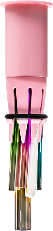 Tuba na pędzle do makijażu, różowa - Brushtube — Zdjęcie N4