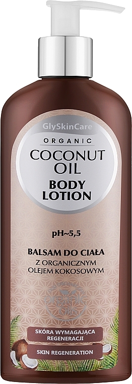 Balsam do ciała z olejem kokosowym - GlySkinCare Coconut Oil Body Lotion — Zdjęcie N1