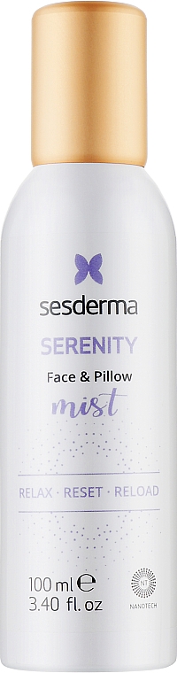 Mgiełka do twarzy i pościeli - SesDerma Laboratories Serenity Face Pillow Mist — Zdjęcie N1