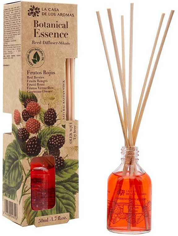 Dyfuzor zapachowy Leśne jagody - La Casa de Los Aromas Botanical Essence Reed Diffuser Red Fruits