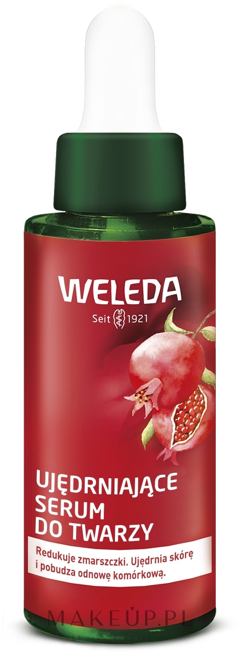 Serum ujędrniające z peptydami granatu i maku - Weleda Pomegranate & Poppy Peptide Firming Serum — Zdjęcie 30 ml