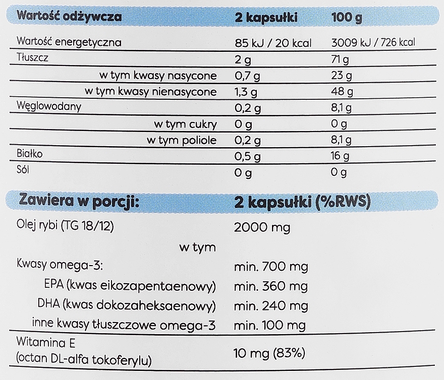 Suplement diety Omega-3, 1000 mg - Osavi  — Zdjęcie N3