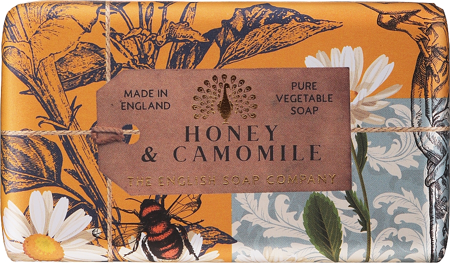 Mydło w kostce Miód i rumianek - The English Anniversary Honey and Camomile Soap — Zdjęcie N1