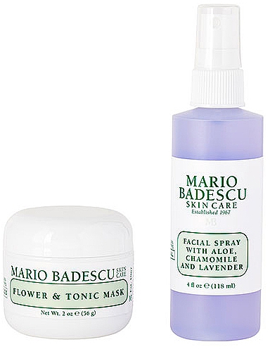 Zestaw - Mario Badescu Lavender Mask & Mist Duo Set (mask 56 g + spray 118 ml) — Zdjęcie N2