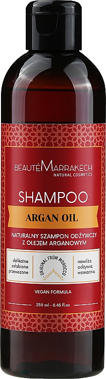 Intensywnie oczyszczający szampon do włosów z olejkiem arganowym - Beaute Marrakech Argan Shampoo