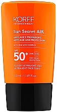 Kup Krem-fluid do twarzy SPF 50 - Korff Sun Secret Air Anti-Age And Protection SPF 50 