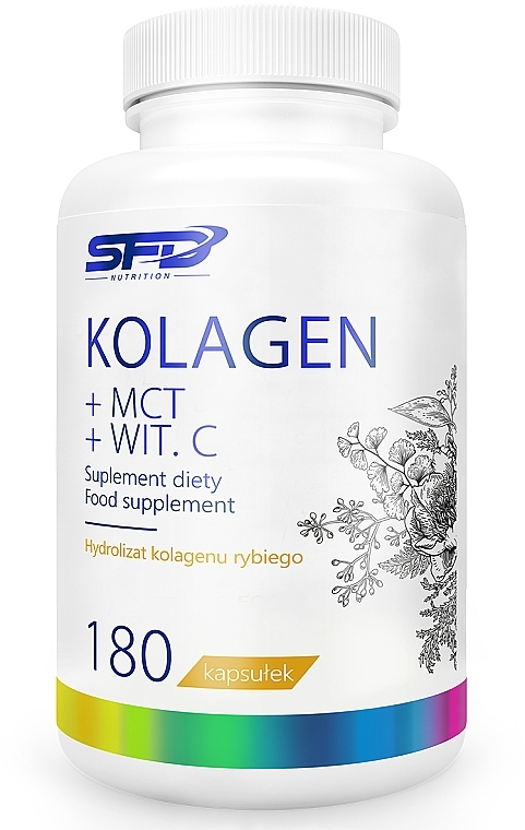 Suplement diety Kolagen +MCT +Wit C, tabletki - SFD Nutrition  — Zdjęcie N1