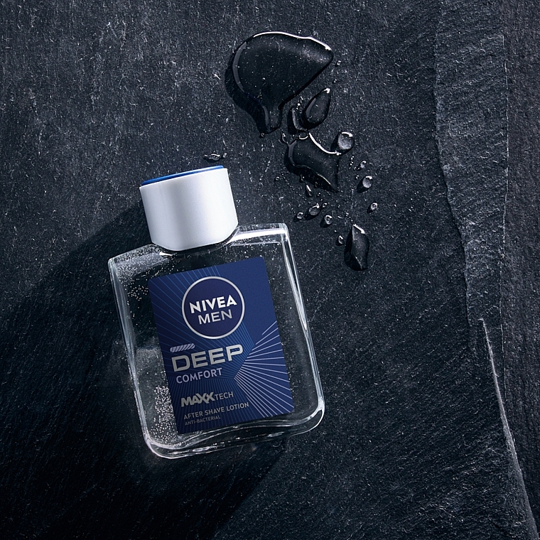 Antybakteryjna woda po goleniu - NIVEA MEN Deep Comfort After Shave Lotion — Zdjęcie N5