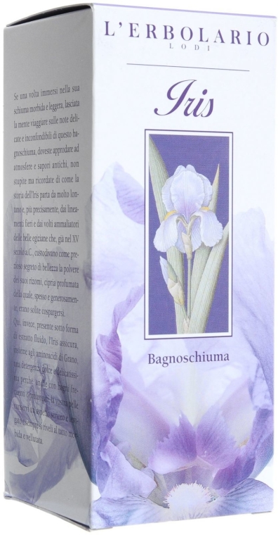 Pianka do kąpieli Irys - L'Erbolario Bagnoschiuma Iris — Zdjęcie N2