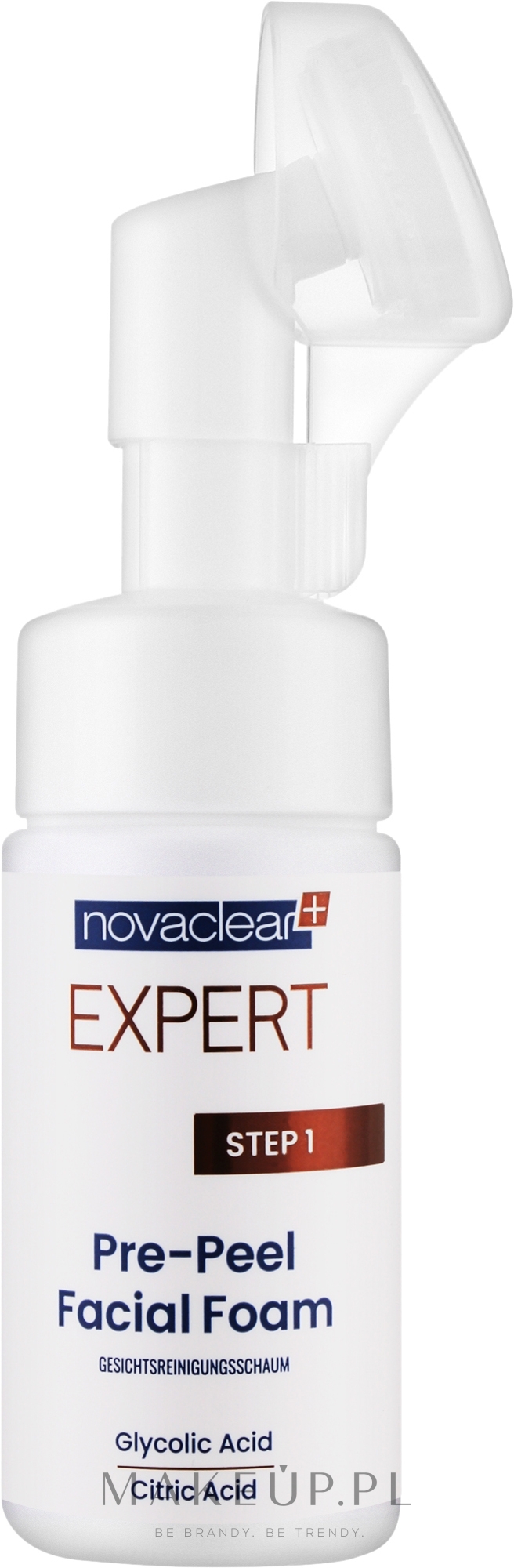 Enzymatyczna pianka do mycia twarzy - Novaclear Expert Step 1 Pre-Peel Facial Foam — Zdjęcie 100 ml