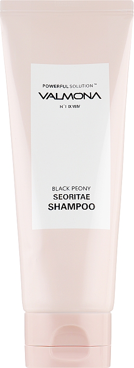 Szampon do włosów z białkiem czarnej fasoli i piwonią - Valmona Powerful Solution Black Peony Seoritae Shampoo — Zdjęcie N1