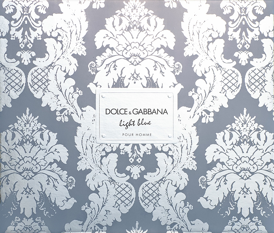Dolce & Gabbana Light Blue Pour Homme - Zestaw (edt 125 ml + sh/gel 50 ml + ash/balm 50 ml) — Zdjęcie N1