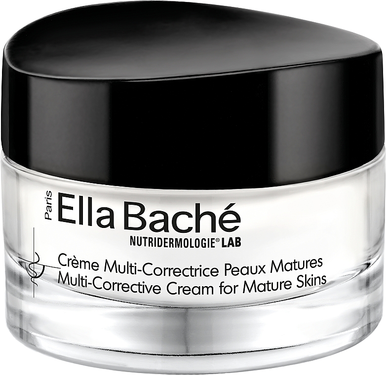Naprawczy krem do twarzy do skóry dojrzałej - Ella Bache Nutridermologie® Lab Face Multi-Corrective Cream For Mature Skins