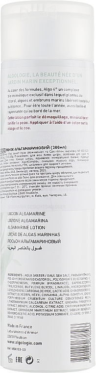 Nawilżający tonik do twarzy - Algologie Detox & Clean Algamarine Toner — Zdjęcie N2