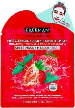Kup Oczyszczająca maska na tkaninie do twarzy Truskawka i mięta - Freeman Feel Beautiful Pore Cleansing Sheet Mask