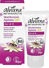 Kup Krem do twarzy na noc - Alviana Naturkosmetik Q10 Night Cream Anti-Aging