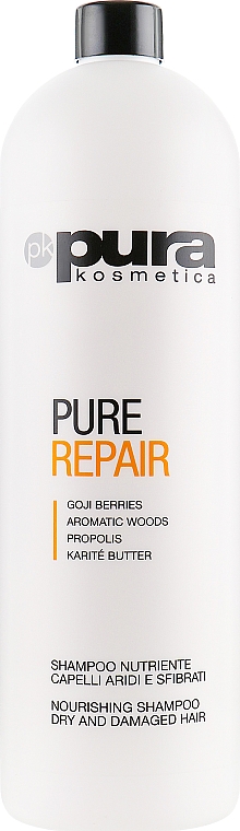 Odbudowujący szampon do włosów - Pura Kosmetica Pure Repair