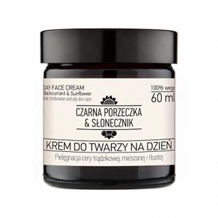 Zestaw - Nova Kosmetyki Czarna Porzeczka & Słonecznik Acne, Combination And Oily Skin Treatment (f/cr/60mlx2 + wash/gel/200ml) — Zdjęcie N3
