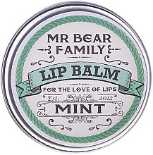 Kup Nawilżająco-ochronny balsam do ust dla mężczyzn Mięta - Mr Bear Family Lip Balm Mint