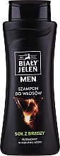Kup Hipoalergiczny szampon tonizujący z sokiem z brzozy dla mężczyzn - Biały Jeleń For Men
