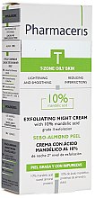 Kup PRZECENA! Krem z 10% kwasem migdałowym na noc - Pharmaceris T Sebo-Almond-Peel Exfoliting Night Cream*