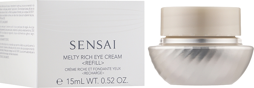 Wygładzający krem pod oczy i na powieki - Sensai Melty Rich Eye Cream Refill (zapasowy wkład)	 — Zdjęcie N2