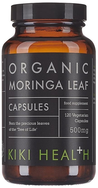 Suplement diety Organiczny Liść Moringi - Kiki Health Organic Moringa Leaf — Zdjęcie N1