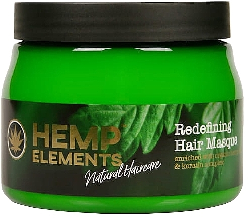 Maska olejowa z konopi do włosów kręconych - Frulatte Hemp Elements Redefining Hair Masque — Zdjęcie N1