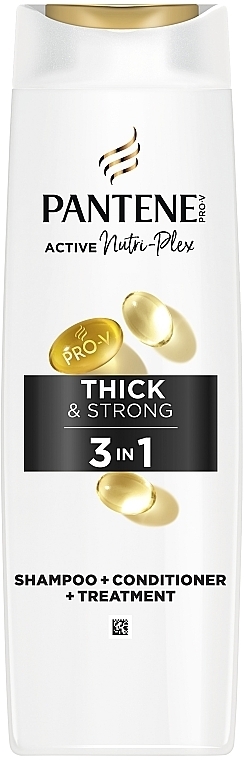 Szampon do włosów 3 w 1 - Pantene Pro-V Thick & Strong — Zdjęcie N2