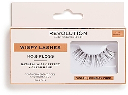 Sztuczne rzęsy - Makeup Revolution No.5 Floss Wispy Lashes — Zdjęcie N1