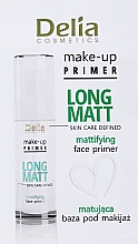 Matująca baza pod makijaż - Delia Cosmetics Long Matt Make Up Primer (próbka) — Zdjęcie N1