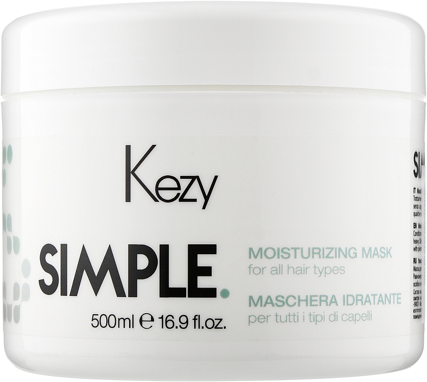 Nawilżająca olejkowa maska do włosów - Kezy Simple Moisturizing Mask